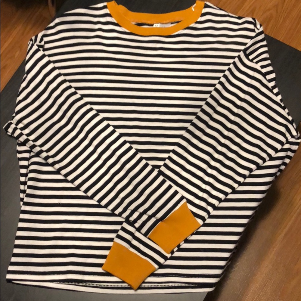 Striped long sleeve shirt